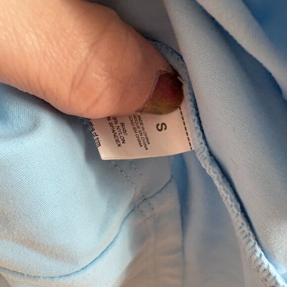 QINSEN Womens Square Neck Tennis Dress Short Sleeve Built in Shorts - Picture 6 of 7